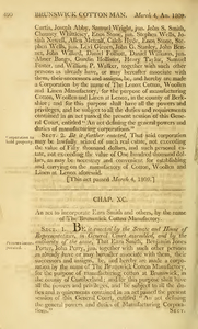 1808 Chap. 0090. An Act To Incorporate Ezra Smith And Others, By The Name Of The Brunswick Cotton Manufactory.