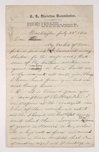 Sidney Brooks letter to Susan Brooks, 1864 July 22