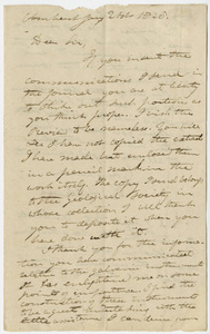 Edward Hitchcock letter to Benjamin Silliman, 1828 January 21