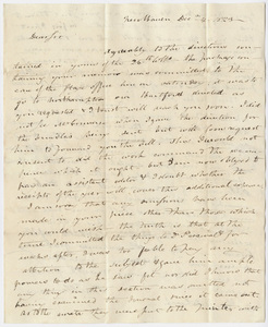 Benjamin Silliman letter to Edward Hitchcock, 1823 December 4