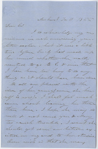 Orra White Hitchcock letter to Edward Hitchcock, Jr., 1855 December 11