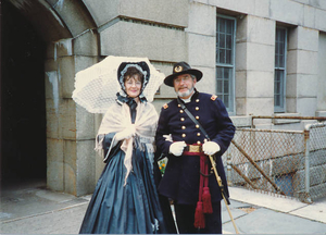 Colonel Dimick and wife on George's Island