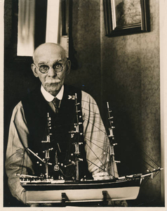 Edwin S. Tallman and ship model