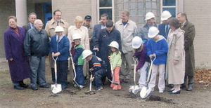 Groundbreaking at Robin Hood School