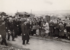 The first time Hirohito walked among common people