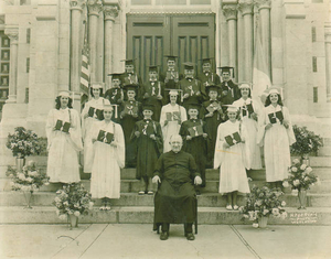 Eighth grade graduation St. Mary's School 1946