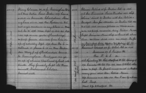 Tewksbury Almshouse Intake Record: Cassevant, William F.