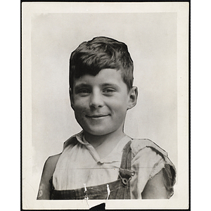 A smiling boy from the Boys' Clubs of Boston