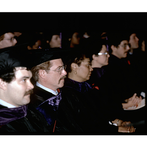 Law students at commencement