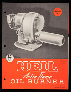 Heil Activ-Flame Oil Burner, The Heil Co., Milwaukee, Wisconsin