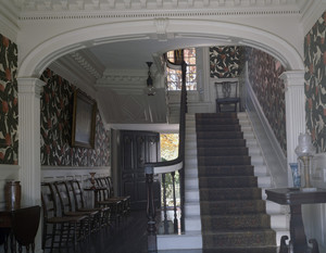 Entry hall, Sarah Orne Jewett House, South Berwick, Maine