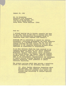 Letter from Mark H. McCormack to Bo Batchelder