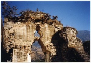 Church ruins in Sacapulas cemetery