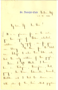 Letter from J. Pleuye to W. E. B. Du Bois