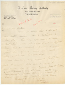 Letter from Mabel B. Curtis to W. E. B. Du Bois