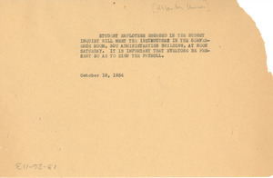 Memorandum from W. E. B. Du Bois to Atlanta University Budget Committee