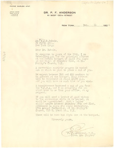 Letter from Alpha Pi Alpha to W. E. B. Du Bois