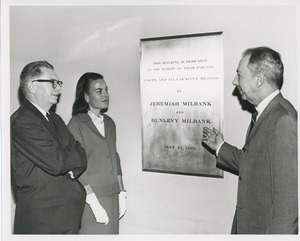 Mr. and Mrs. Charles Spalding at ICD building dedication