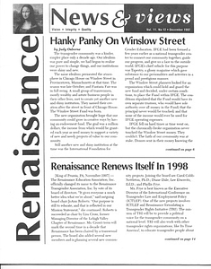 Renaissance News & Views Vol. 11, No. 12 (December, 1997)