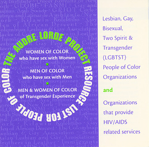The Audre Lorde Project Resource List for People of Color