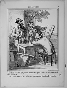 - Eh! bien crois-tu que je serai embarassé pour vendre avantageusement cette étude-là. - Non.... seulement il faut tomber sur quelqu'un qui aime bien les peupliers.