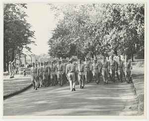 Army Air Corps Marching in Springfield (July 1943)