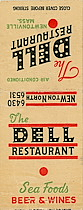 Dell Restaurant matchbook