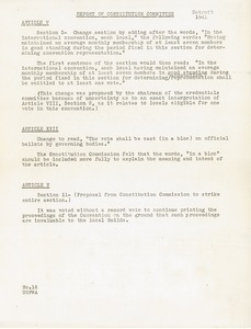 Report of the American Newspaper Guild Constitution Committee