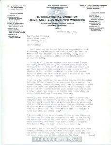 Letter from Graham Dolan to Charles L. Whipple