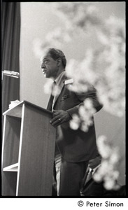 Unidentified speaker at the Martin Luther King memorial service