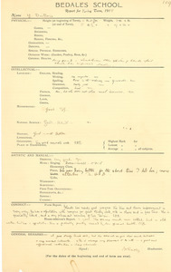 Bedales School report for Summer term, 1915