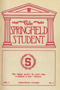 The Springfield Student (vol. 3, no. 9), Summer 1913