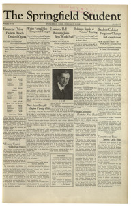 The Springfield Student (vol. 18, no. 15) February 3, 1928