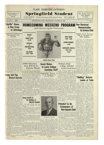 The Springfield Student (vol. 29, no. 13) October 26, 1938