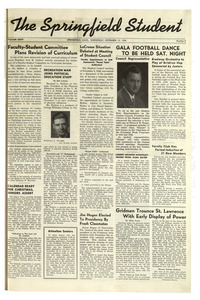 The Springfield Student (vol. 34, no. 04) November 13, 1946