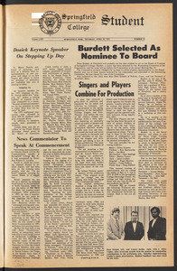 The Springfield Student (vol. 58, no. 19) Apr. 29, 1971