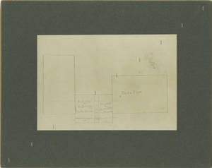 Judd Gymnasia Third Floor Plans, c. 1910