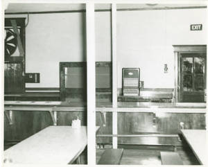 Second Floor Dining Room Serving Counter, Woods Hall, 1943