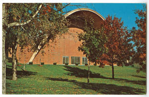 A Postcard of the Art Linkletter Natatorium at Springfield College