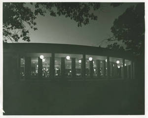 Students Eating at Cheney Hall During the Night