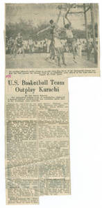 "US Basketball Team Outplays Karachi"