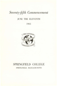 Springfield College Commencement Program (1961)