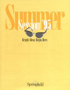 Summer School Catalog, 1995