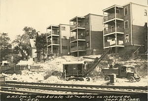 Rockdale Street and buildings on Hubbard Street