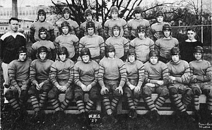 Wakefield High School, football squad, 1927