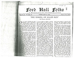 Ford Hall Forum Folks newsletter, vol. 2, no. 16, 02/08/1914