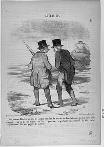 - Oui, monsieur Rifolet, on dit que les Cosaques n'ont l'air de marcher sur Constantinople que pour mieux nous tromper... au vrai, ils sont en route sur Paris... pour moi, j'ai pris toutes mes mesures, j'ai déjà caché soigneusement tous mes paquets de chandelles.