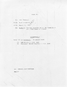 Memo #96, Numbers: for the information of the Washington and Fifth District Staffs