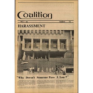 Coalition, Volume 1, August 1975.