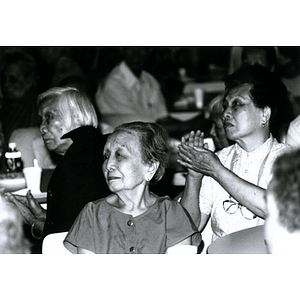 Audience at garment worker celebration